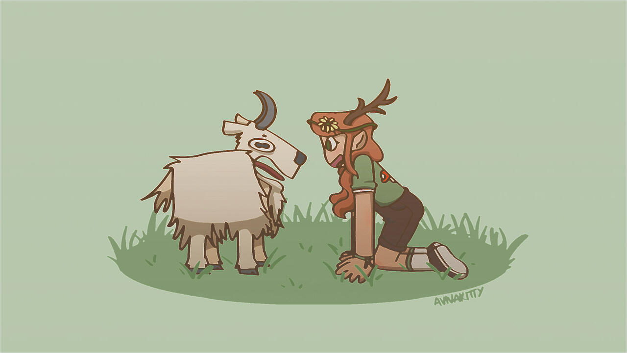 "Hello goat. are you important?"